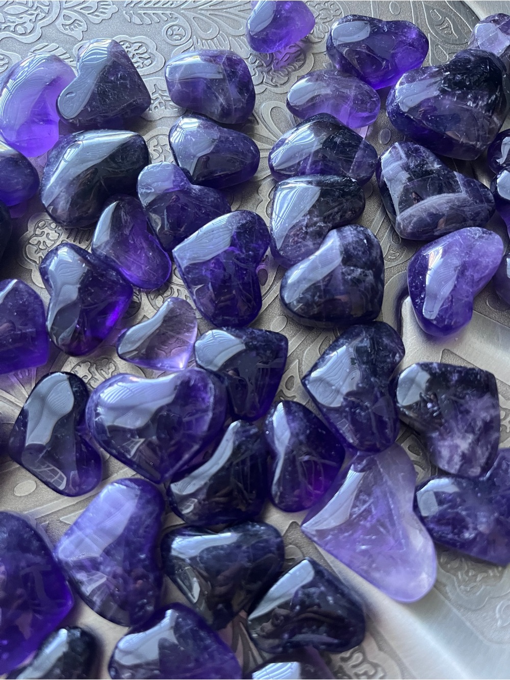 Amethyst heart - Picture 6 of 8